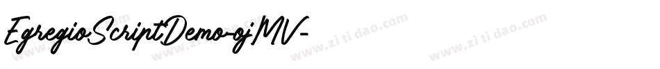 EgregioScriptDemo-ojMV字体转换
