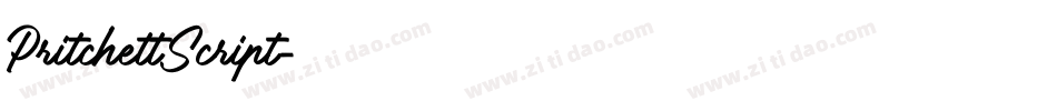 PritchettScript字体转换