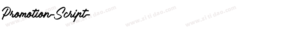 Promotion-Script字体转换