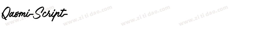 Qasmi-Script字体转换