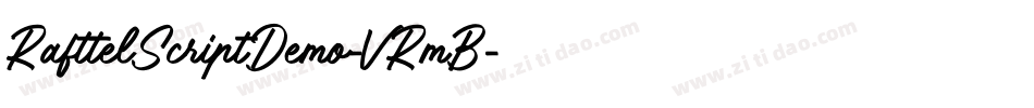 RafttelScriptDemo-VRmB字体转换