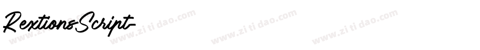 RextionsScript字体转换