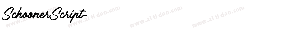 SchoonerScript字体转换