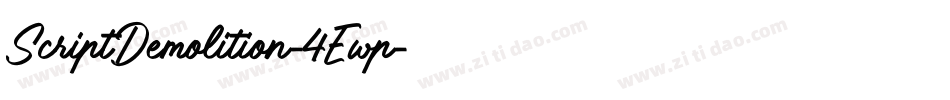 ScriptDemolition-4Ewp字体转换