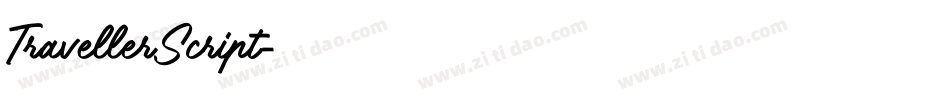 TravellerScript字体转换