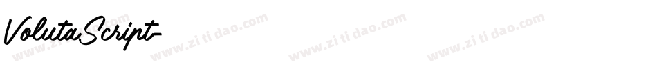 VolutaScript字体转换