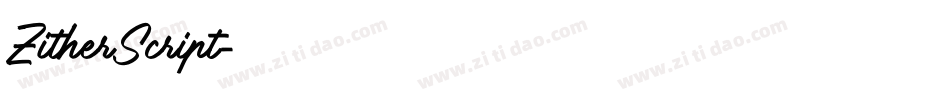 ZitherScript字体转换