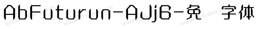 AbFuturun-AJj6字体转换