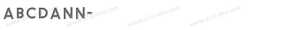 ABCDann字体转换