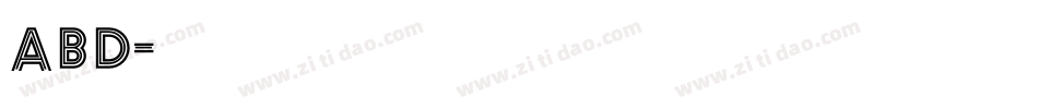 ABD字体转换