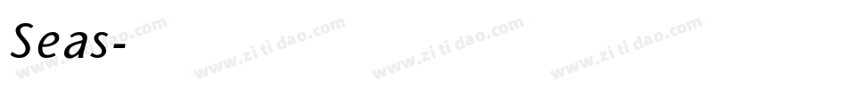 Seas字体转换