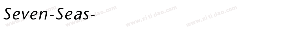 Seven-Seas字体转换