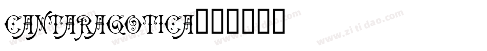 CantaraGotica字体转换