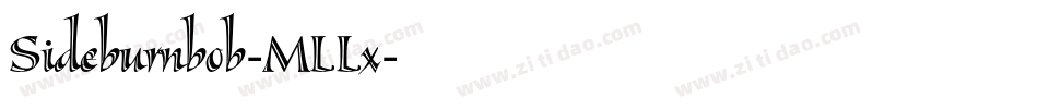 Sideburnbob-MLLx字体转换