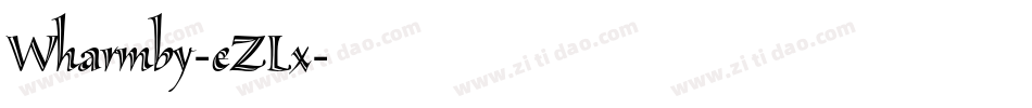 Wharmby-eZLx字体转换