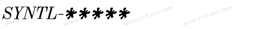 SYNTL字体转换