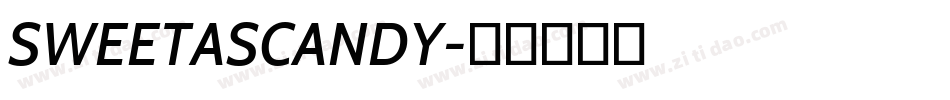 SWEETASCANDY字体转换