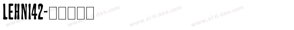 LEHN142字体转换