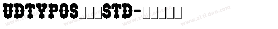 udtypos515std字体转换