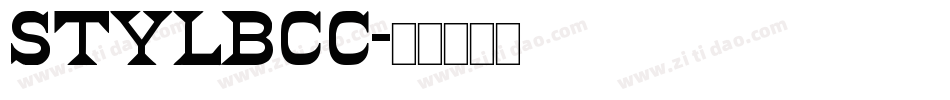STYLBCC字体转换