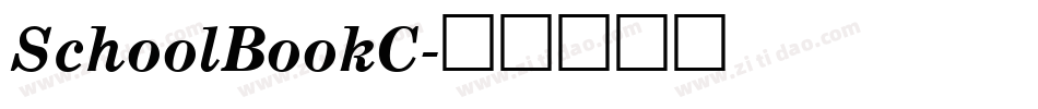 SchoolBookC字体转换