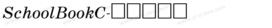 SchoolBookC字体转换