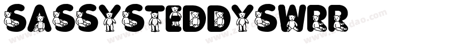 SassysTeddys1-0WRR字体转换