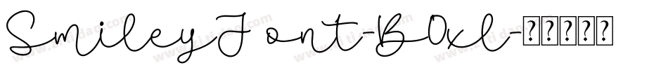 SmileyFont-B0xl字体转换