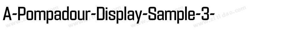 A-Pompadour-Display-Sample-3字体转换