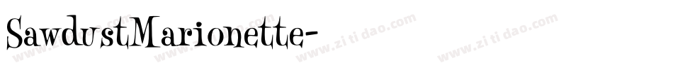 SawdustMarionette字体转换