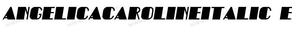 AngelicaCarolineItalic-Ear7r字体转换