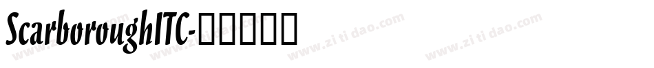 ScarboroughITC字体转换