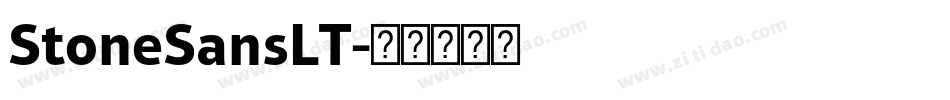 StoneSansLT字体转换