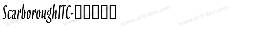 ScarboroughITC字体转换