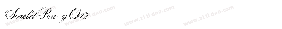 ScarletPen-yO72字体转换