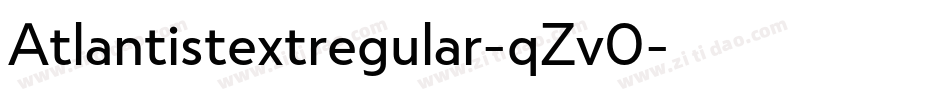 Atlantistextregular-qZv0字体转换
