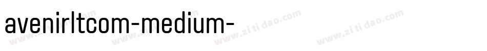 avenirltcom-medium字体转换