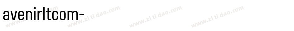 avenirltcom字体转换