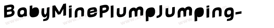 BabyMinePlumpJumping字体转换