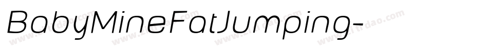 BabyMineFatJumping字体转换