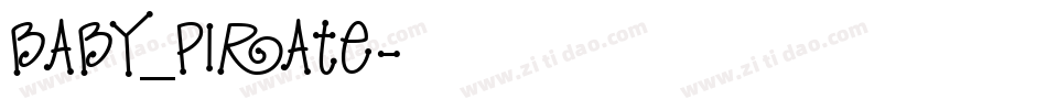baby_pirate字体转换