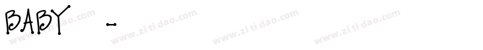 baby好看字体字体转换