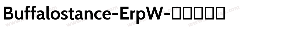 Buffalostance-ErpW字体转换