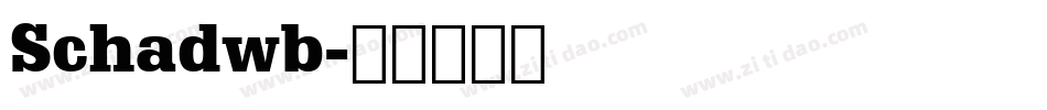 Schadwb字体转换