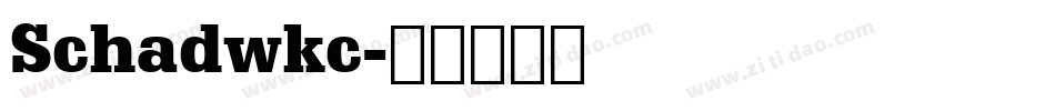 Schadwkc字体转换