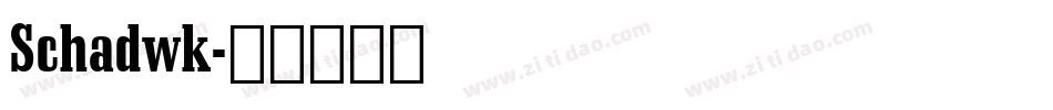 Schadwk字体转换