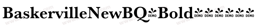 BaskervilleNewBQ-Bold字体转换