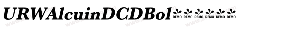 URWAlcuinDCDBol字体转换