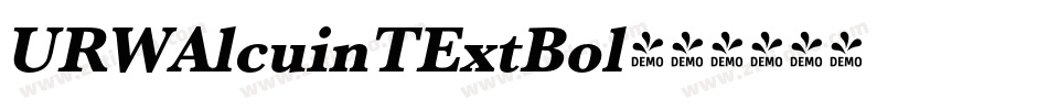 URWAlcuinTExtBol字体转换
