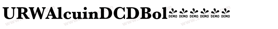 URWAlcuinDCDBol字体转换